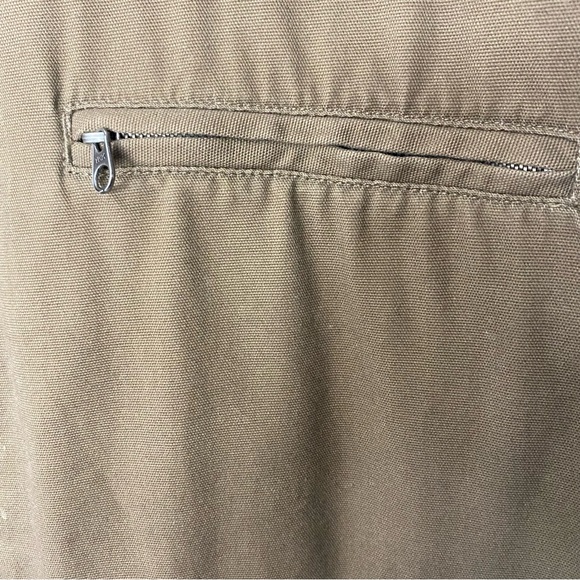 Vintage Woolrich Men’s Brown Full Zip Canvas Workwear Chore Jacket Size Large - Picture 7 of 9